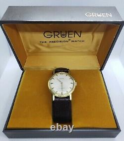 James Bond 007 Vintage Gruen Precision Cal 510 Sean Connery Pristine Dial IN BOX