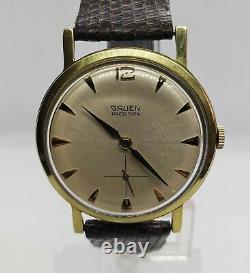 James Bond 007 Vintage Gruen Precision Cal 510 Sean Connery Pristine Dial IN BOX