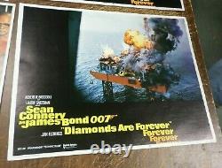 James Bond 007-diamonds Are Forever, Movie Lobby Cards, Original, Sean Connery, 1971