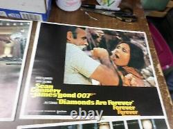 James Bond 007-diamonds Are Forever, Movie Lobby Cards, Original, Sean Connery, 1971