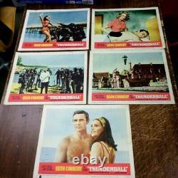 James Bond 007-thunderball, Movie Lobby Cards, Original, Sean Connery, 1965