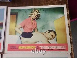 James Bond 007-thunderball, Movie Lobby Cards, Original, Sean Connery, 1965