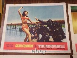 James Bond 007-thunderball, Movie Lobby Cards, Original, Sean Connery, 1965
