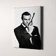 James Bond 007 with Pistol Sean Connery 1960s Movies Canvas Wall Art Print