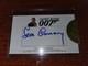 James Bond 2017 Final Edition Sean Connery Cut Autograph Signed 007 RARE