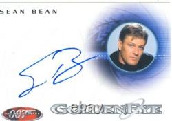 James Bond 40th Anniversary Exp. Set Autograph A26 Sean Bean