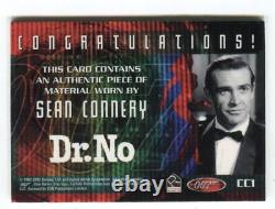 James Bond 40th Anniversary Sean Connery Costume Card CC1
