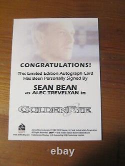 James Bond 50th Anniversary Series 2 Autograph Sean Bean Goldeneye ZJB4