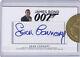 James Bond Archives 2017 Final Edition Sean Connery Cut Autograph 007 James Bond