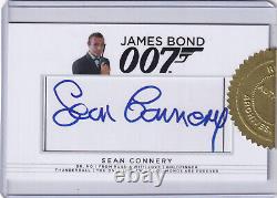 James Bond Archives 2017 Final Edition Sean Connery Cut Autograph 007 James Bond