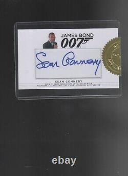 James Bond Archives Final Edition Sean Connery Autographed card