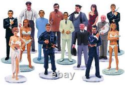 James Bond CORGI ICON White metal Hand Painted 3 1/24 12 figurines figure