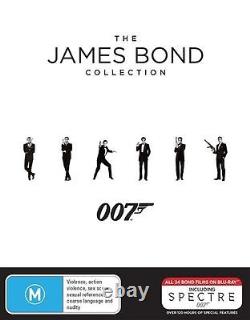 James Bond Collection 007 All 24 Films BLU-RAY Including Spectre. REG B NEW