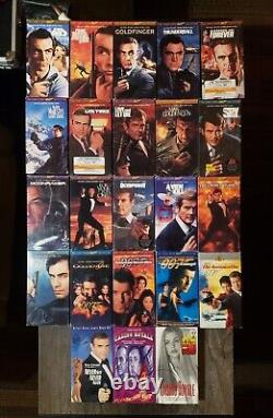 James Bond -Complete VHS Movie Lot