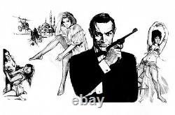 James Bond From Russia With Love Sean Connery Original Art Tim Grayson Sketch