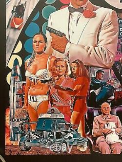 James Bond Goldfinger Goldeneye Casino Royale Print Poster Connery Sean Longmore