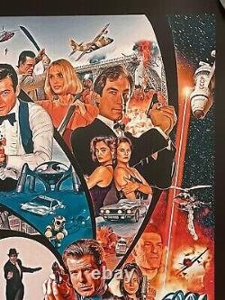 James Bond Goldfinger Goldeneye Casino Royale Print Poster Connery Sean Longmore