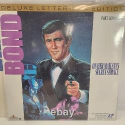 James Bond Laserdisc Letterbox Edition Lot of 12 Sean Connery Roger Moore NM