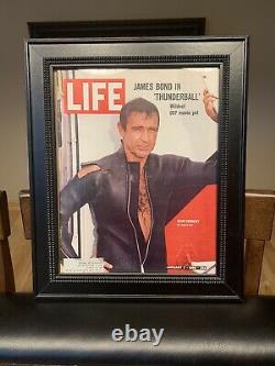 James Bond Life Magazine Sean Connery Thunderball January 1966 Cover. Framed