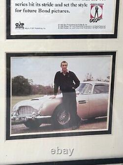 James Bond OO7 Goldfinger 1995 Commemorative Print. Sean Connery Movie