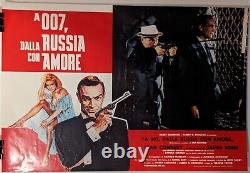 James Bond OO7 Russia With Love (Sean Connery) 1964 Italian Movie Poster