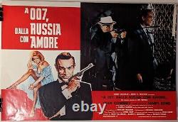 James Bond OO7 Russia With Love (Sean Connery) 1964 Italian Movie Poster