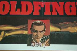 James Bond OO7 Sean Connery Goldfinger 1964 Original French Poster Pre Release