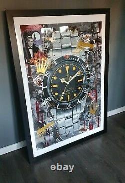 James Bond Rolex Submariner print Watch Wall Art Artwork poster Sean Connery