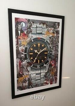 James Bond Rolex Submariner print Watch Wall Art Artwork poster Sean Connery