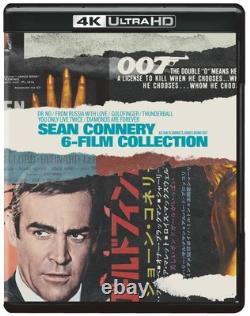 James Bond Sean Connery 6-fil (4K UHD Blu-ray) (UK IMPORT) (PRESALE 06/30/2025)