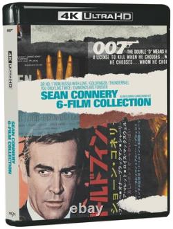 James Bond Sean Connery 6-fil (4K UHD Blu-ray) (UK IMPORT) (PRESALE 06/30/2025)