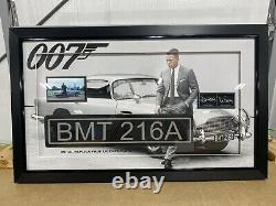 James Bond Sean Connery Daniel Craig Movie Metal Prop License Plate