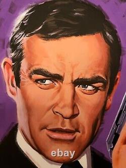 James Bond Sean Connery (Paul Mann) 16 x 20 Signed Giclee Print #4/110 Mondo