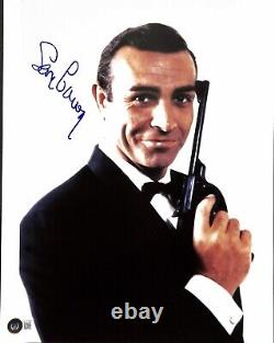 James Bond Sean Connery Signed 11x14 Photo Auto 10 BECKETT (Grad Collection)