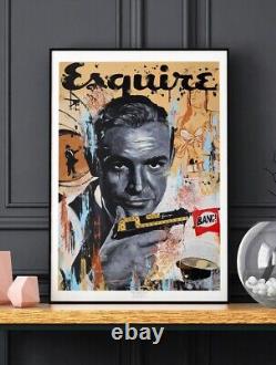 James Bond Sean Connery print 007 gift Movie Wall Art Artwork poster decor