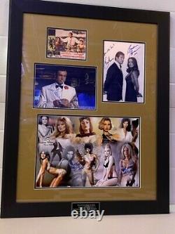 James Bond Signed Collection, Sean Connery, Roger Moore, Barbara Bach, Lana Wood