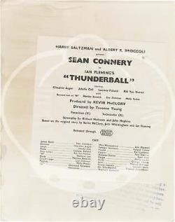 James Bond THUNDERBALL Original photograph of Sean Connery and Claudine #149879