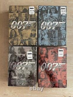 James Bond Ultimate Edition Box Sets Vols 1-4 DVD 20 Movie Bundle NIB Sealed