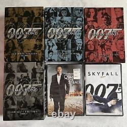 James Bond Ultimate Edition Vol. 1, 2, 3, 4, + DVD, 17 Films, 32 Discs, Rare