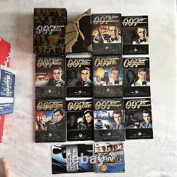 James Bond Ultimate Edition Vol. 1, 2, 3, 4, + DVD, 17 Films, 32 Discs, Rare