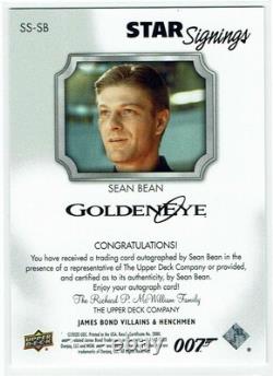 James Bond Villains & Henchmen Autograph SS-SB Sean Bean as Alec Trevelyan