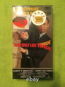James Bond You Only Live Twice 007 Sealed VHS CBS FOX SEAN CONNERY 1967 1984 NEW