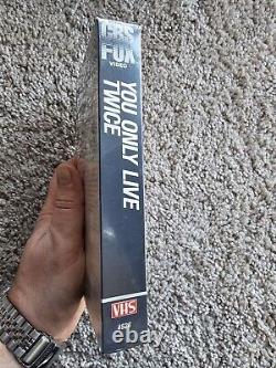 James Bond You Only Live Twice 007 Sealed VHS CBS FOX SEAN CONNERY 1967 1984 NEW