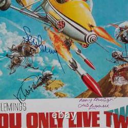 James Bond You Only Live Twice Poster Autographed Sean Connery Movie Prop 2 COAs