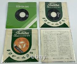 James Bond vintage Rare 1960s japanese single records x4 different, Sean Connery