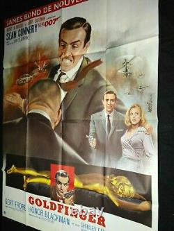 James bond GOLDFINGER 007! Sean connery affiche cinema