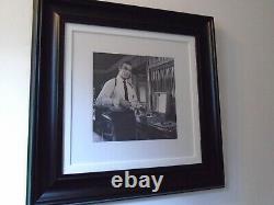 James bond (Sean Connery) picture in a lovely black modern frame great picture