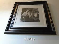 James bond (Sean Connery) picture in a lovely black modern frame great picture