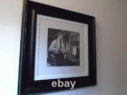 James bond (Sean Connery) picture in a lovely black modern frame great picture