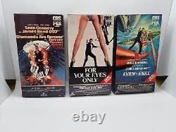 Lot Of 16 James Bond 007 Beta Not VHS Tapes Connery Moore Dalton Lazenby BETAMAX